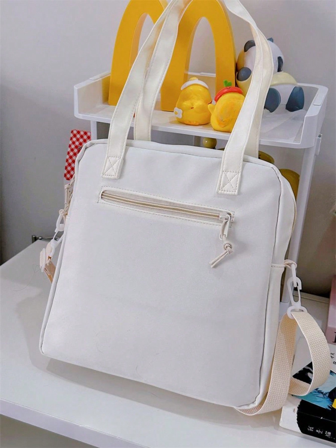 Y2K New 2024 Itabag Women With PVC Transparent Pocket Badges Display Plate Shoulder Bag Girls School Book Bag Ita Bag Crossbody Bags JK Dolls Bag, Street & Japanese Style Women Bag