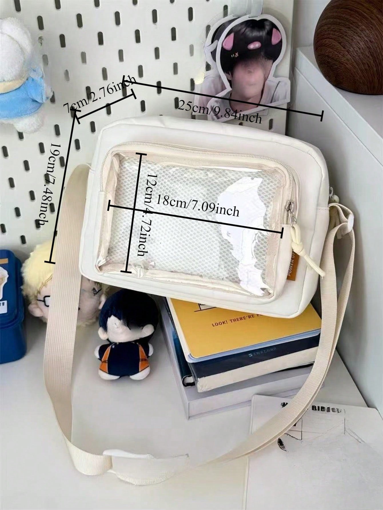 New Shoulder Bag Girls Crossbody Bags For Women Ita Bag PVC DIY With Badges Display Plate Hand Bags Girls Gifts, Fashionable Butter Yellow Bag For Women 2025 Kawaii Small Bag Girls Candy Color Transparent Clear Phone Bag And Purses