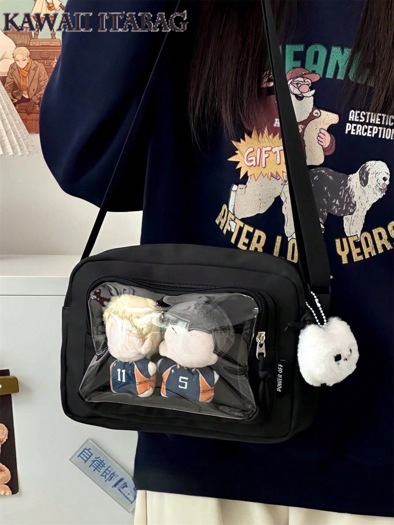 2025 Kawaii Small Itabag Girls Candy Color Transparent Clear Phone Bag And Purses New Shoulder Bag Girls Crossbody Bags For Women Ita Bag PVC DIY With Badges Display Plate Hand Bags Girls Gifts