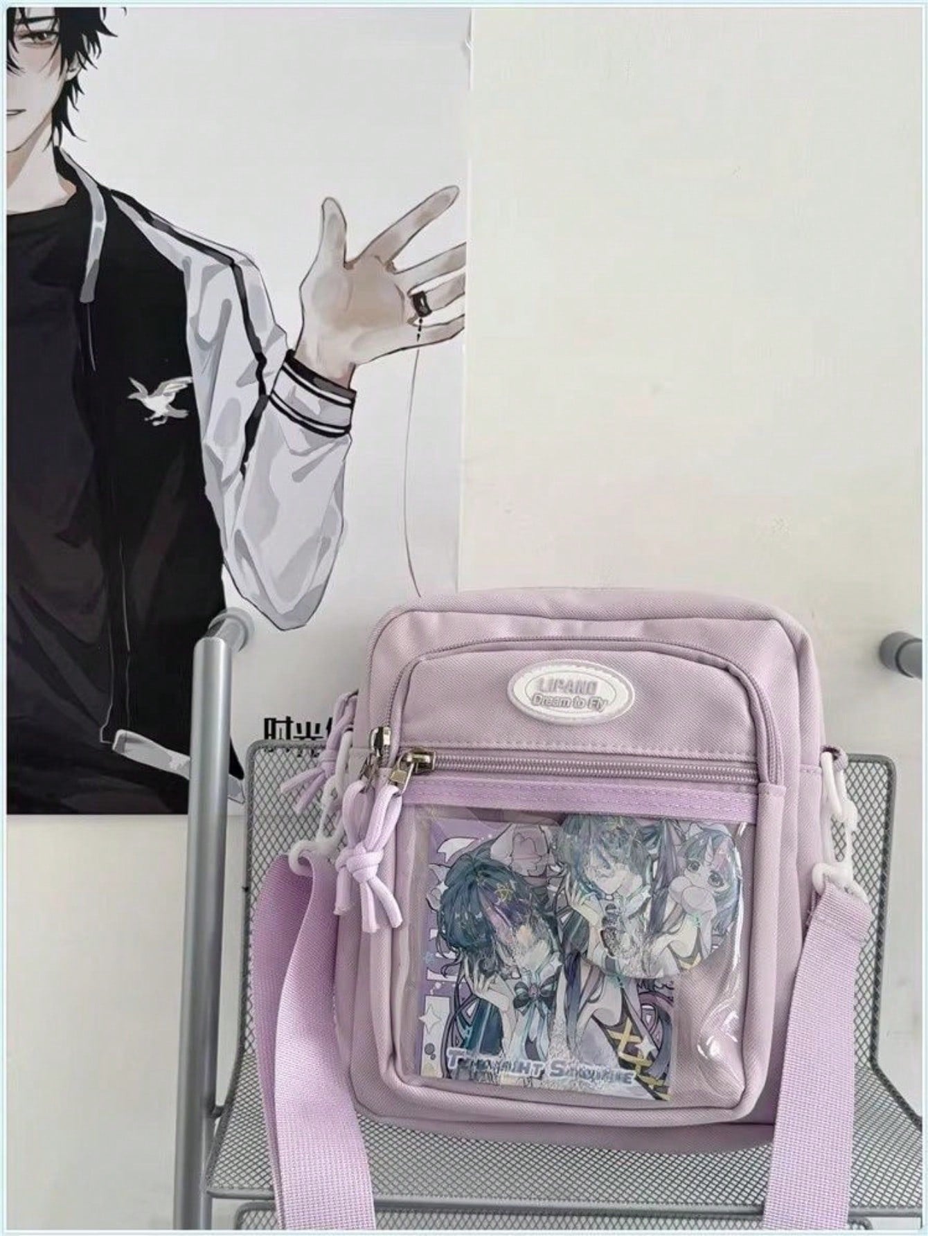 Kawaii Mini Itabag β Clear Window Crossbody Bag for Pins & Charms DIY Small Ita Bag For Dolls(5 Colors)