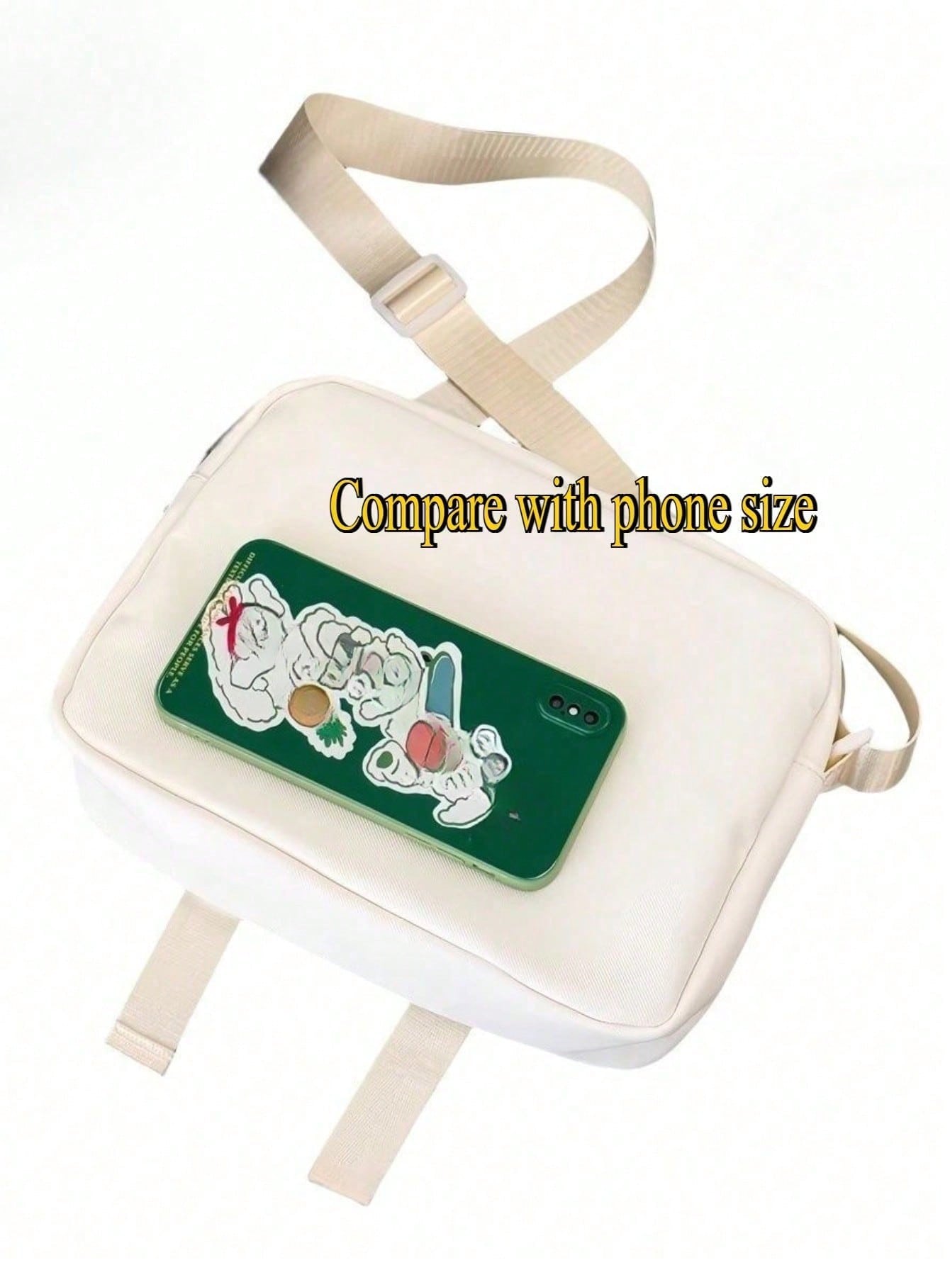 Harajuku Aesthetic Shoulder Bag Cute Pastel Crossbody Bag DIY Bag Soft Girl Large Capacity Student School Bag Multi Functional Travel Bag Anime Cosplay Storage Bag Lolita Sweet Style Ins Fashion Daily Casual Kawaii Japanese Bag Small Clear Pocket Backpack