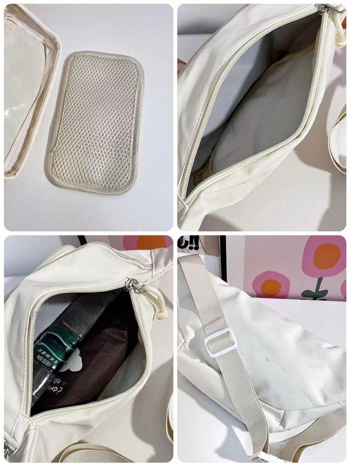 Kawaii Crossbody Itabag Women Chest Bag Waist Bag With Badges Display Plate Ita Bag