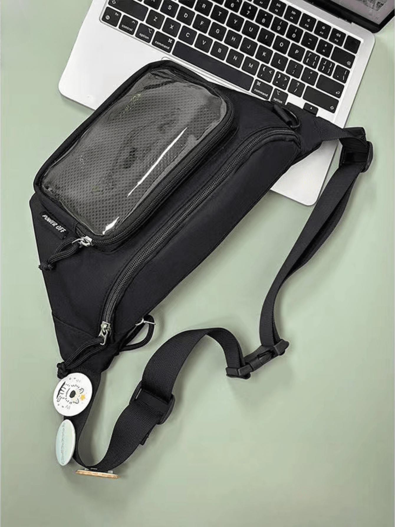 Kawaii Crossbody Itabag Women Chest Bag Waist Bag With Badges Display Plate Ita Bag