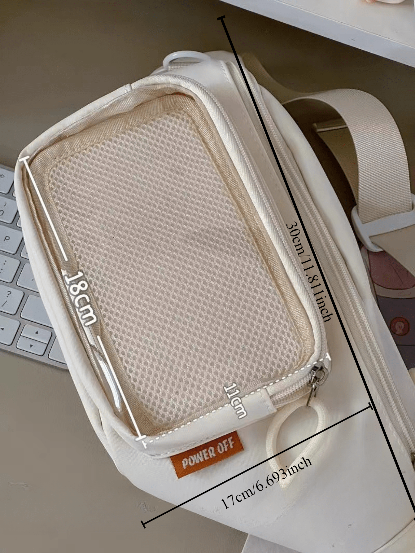 Kawaii Crossbody Itabag Women Chest Bag Waist Bag With Badges Display Plate Ita Bag