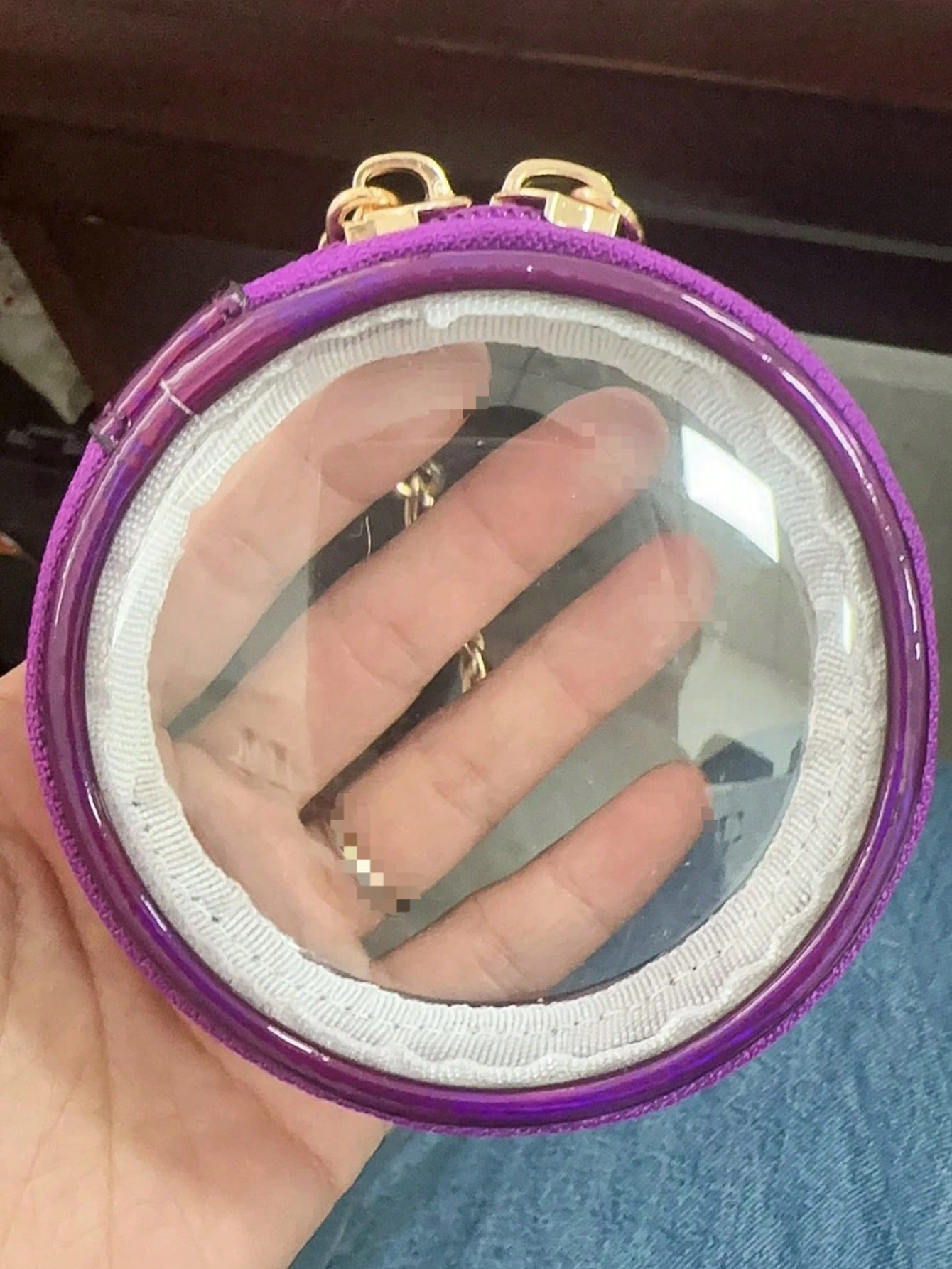 Kawaii Anime Round Badge Holder Keychain Transparent PU Itabag Charm with Chain Cute Kawaii Cartoon Enamel Pin Storage Bag Cosplay Accessories for Backpacks Handbags Badge Holder Keychain Small Wallets & Pouches Pins Badges Cases Fit 58mm&75mm Size