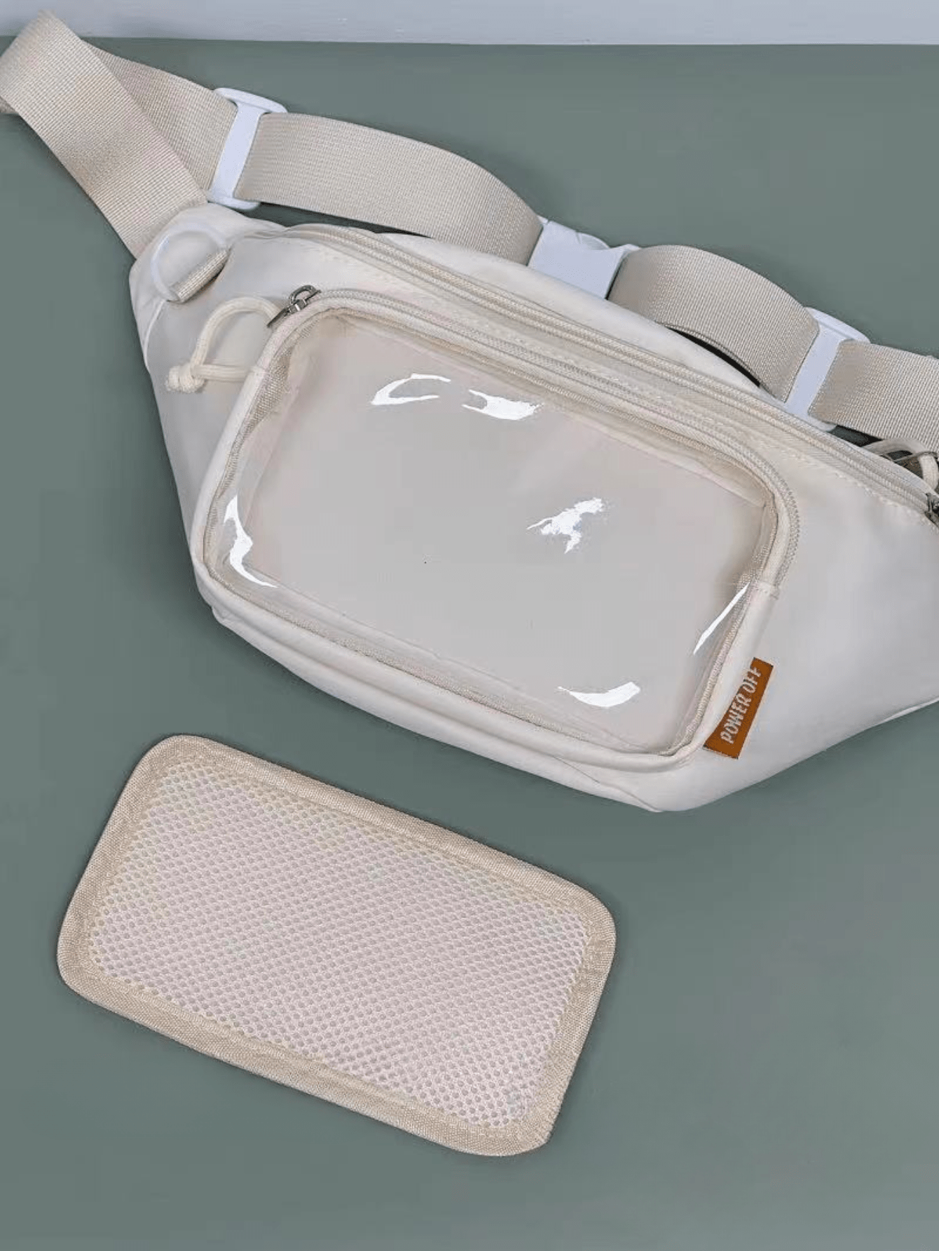 Kawaii Crossbody Itabag Women Chest Bag Waist Bag With Badges Display Plate Ita Bag