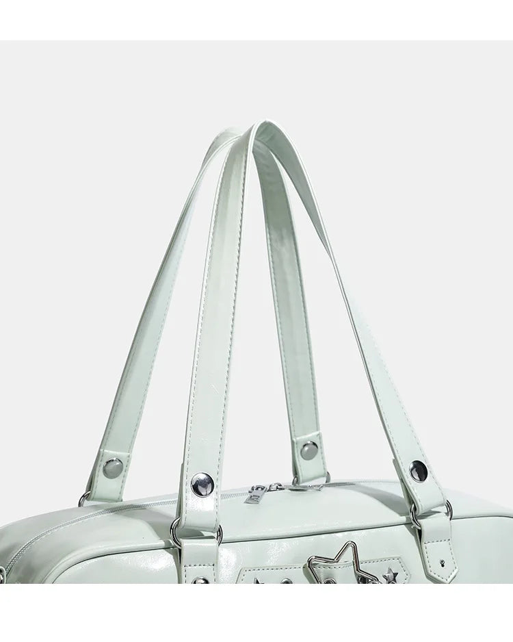 Star Chain Ita Bag — Boston Tote with Detachable Display Pouch for Anime Pins & Photocards