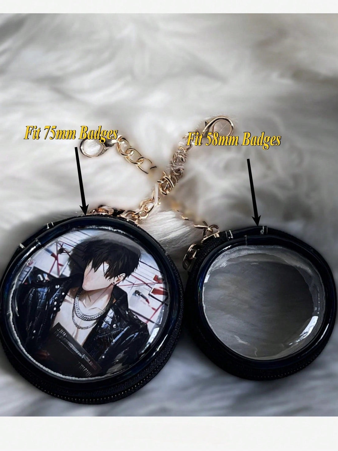 Add a Touch of Kawaii Magic to Your Bag: Meet Our Round Badge Holder Keychain - Ita Bag Lover