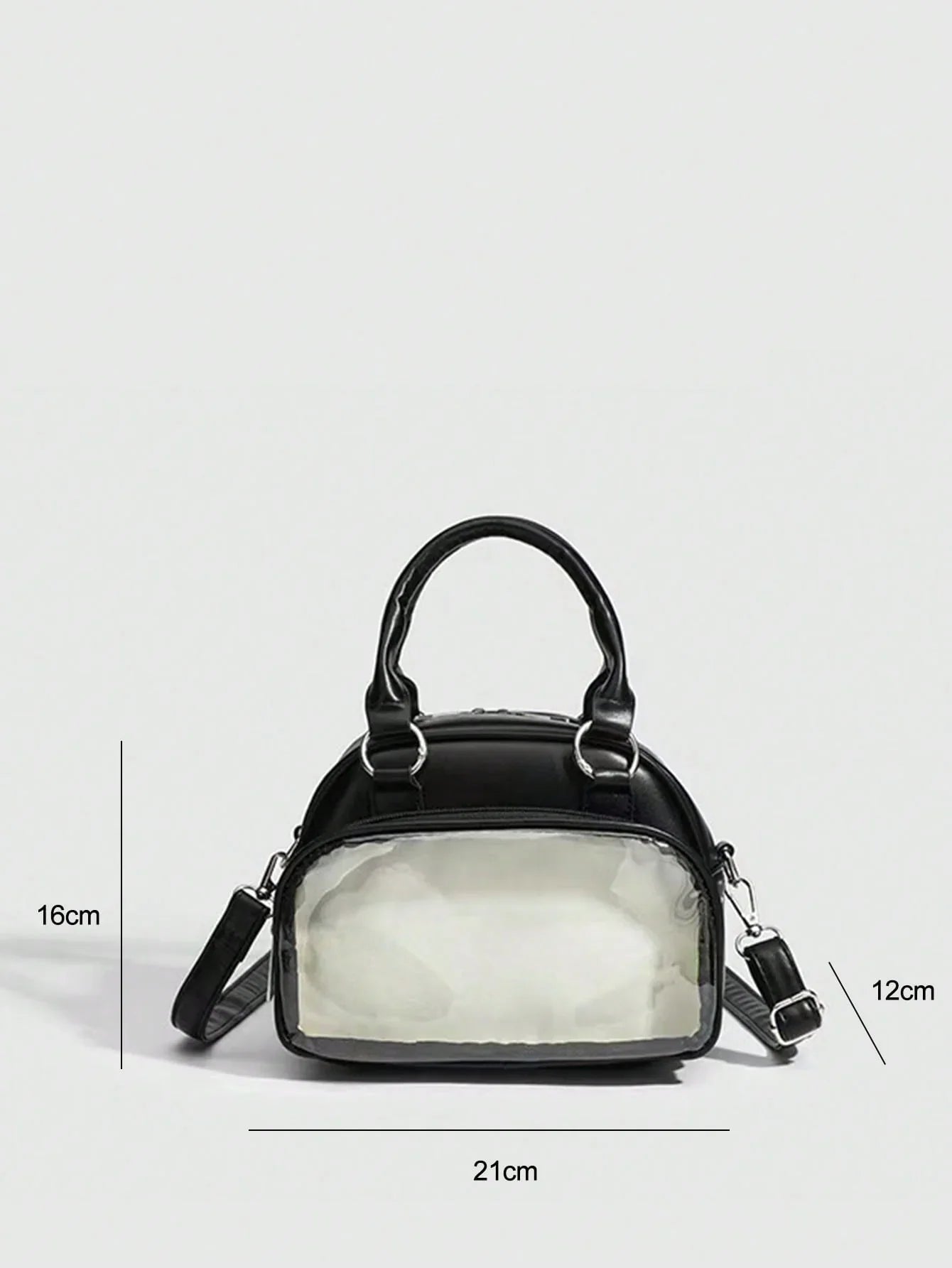 Ita Bag Crossbody Small Messenger Bag with Clear Window for Pins and Anime Merch Tote Handbag - Ita Bag Lover