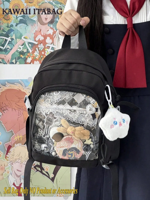 Small Ita Backpack with Clear Display Window and Mesh Plate Included - alternate view