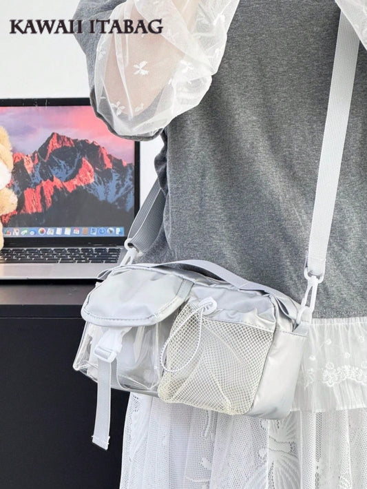 Mini Summer Mesh Transparent Itabag Crossbody Bag Women
