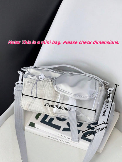 Mini Summer Mesh Transparent Itabag Crossbody Bag Women