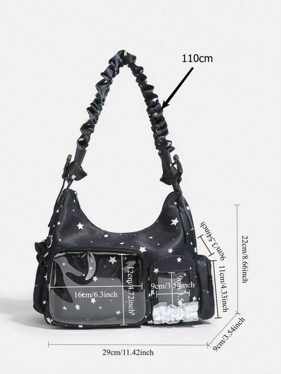 Star ita bag dimensions and measurements diagram