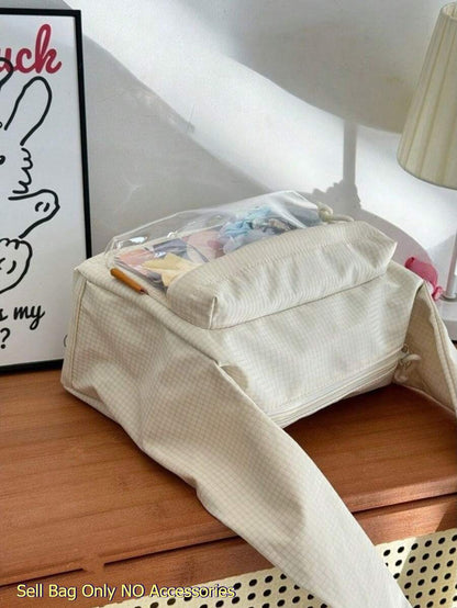 Kawaii Ita Messenger Bag with Clear Display Window – Crossbody Shoulder Bag for Pins, Plushies & Anime Merch