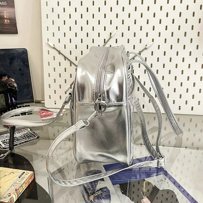 large metallic ita bag 