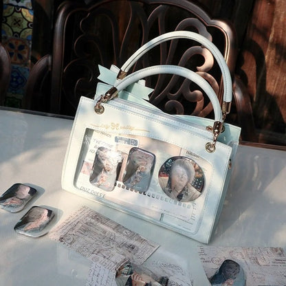Ita Bag Handbag with Clear Display Window for Anime Pins & Merch