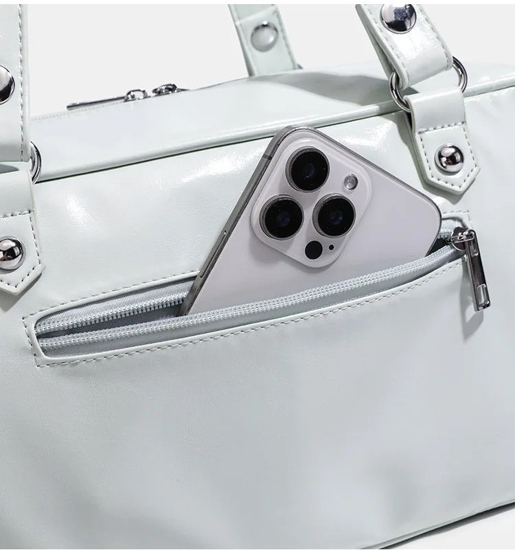 Star Chain Ita Bag — Boston Tote with Detachable Display Pouch for Anime Pins & Photocards