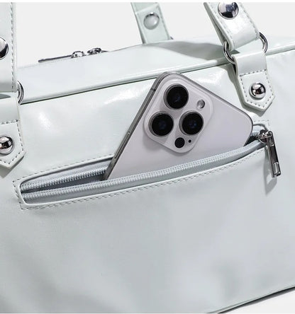 Star Chain Ita Bag — Boston Tote with Detachable Display Pouch for Anime Pins & Photocards