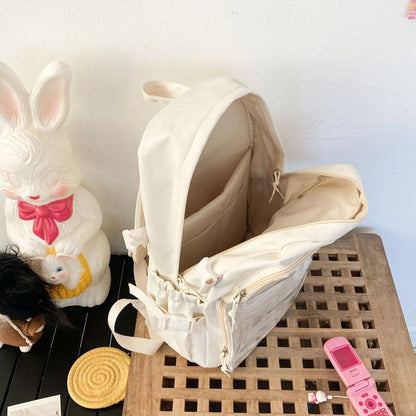 Large Kawaii Ita Bag Backpack — Dual Clear Window Display for Pins, Plushies & Anime Merch