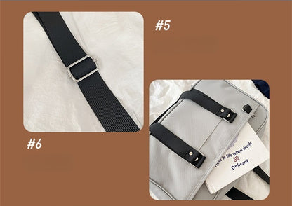 Japanese JK School Bag — Oxford Tote for Students Who Actually Care About the Details