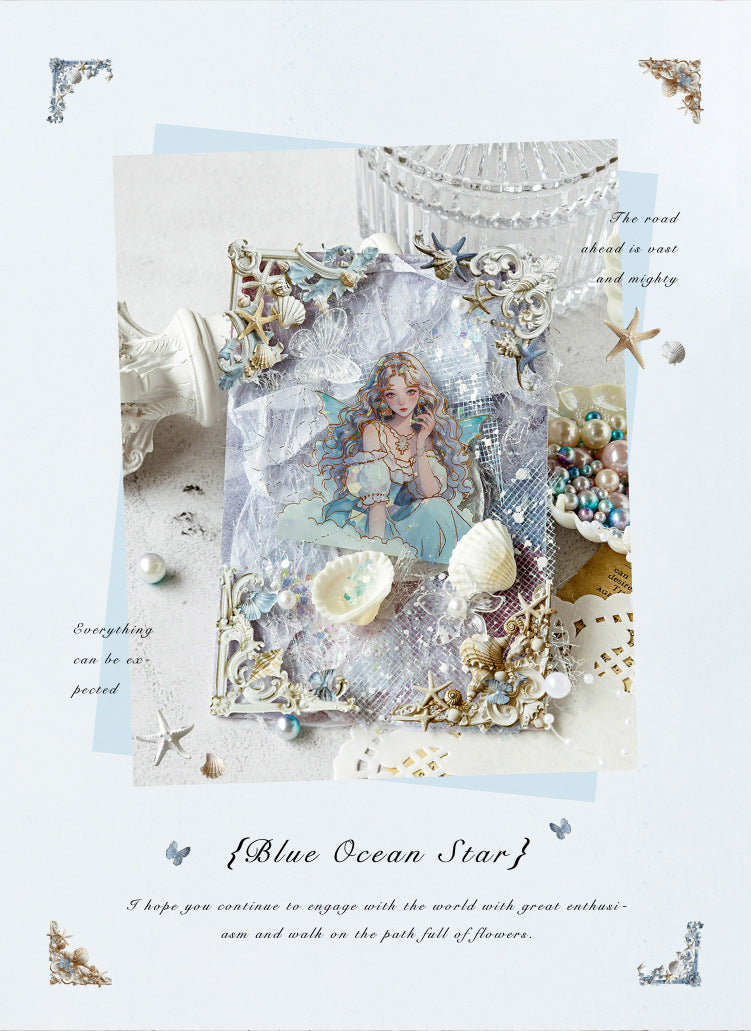 Hollow Relief Retro Corner Stickers — Baroque Floral Scrapbook Embellishments