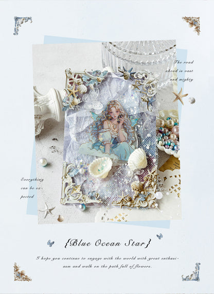 Hollow Relief Retro Corner Stickers — Baroque Floral Scrapbook Embellishments