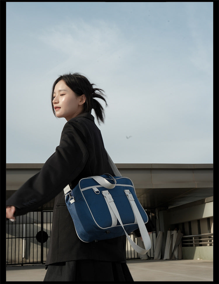 Japanese JK School Bag — Oxford Tote for Students Who Actually Care About the Details