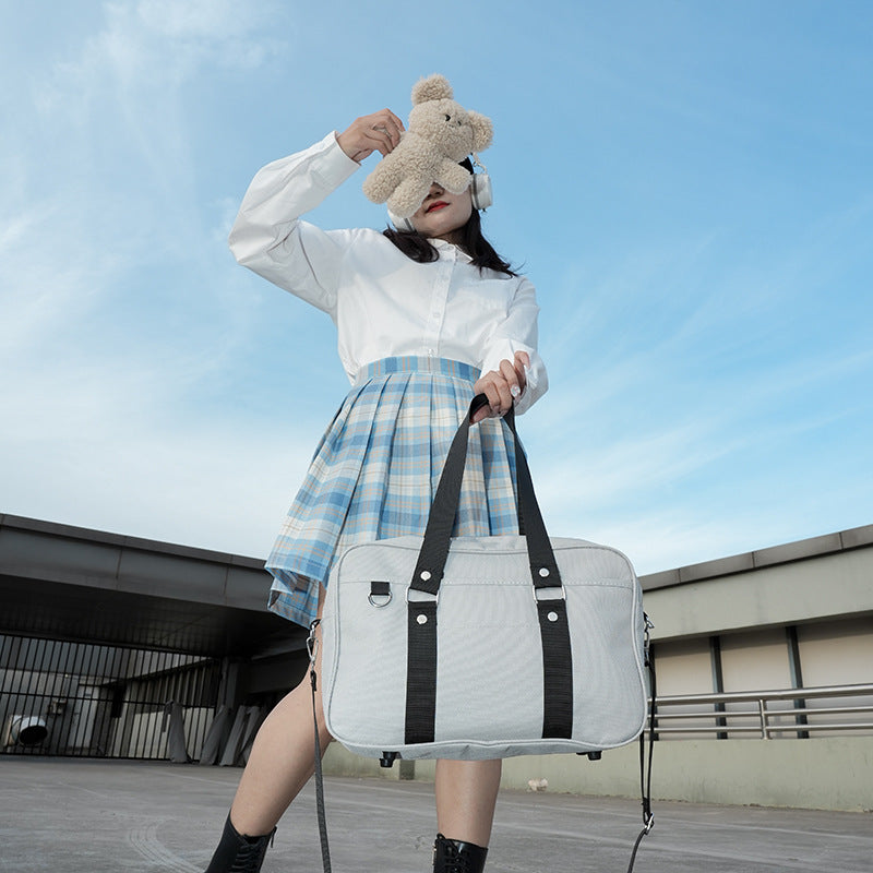 Japanese JK School Bag — Oxford Tote for Students Who Actually Care About the Details