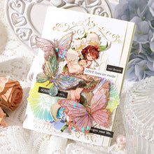 Hollow Relief Retro Corner Stickers — Baroque Floral Scrapbook Embellishments