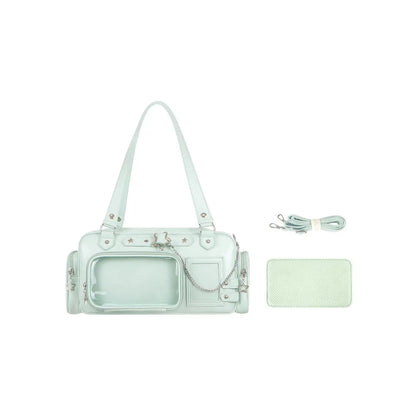 Star Chain Ita Bag — Boston Tote with Detachable Display Pouch for Anime Pins & Photocards