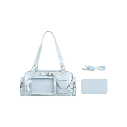 Star Chain Ita Bag — Boston Tote with Detachable Display Pouch for Anime Pins & Photocards