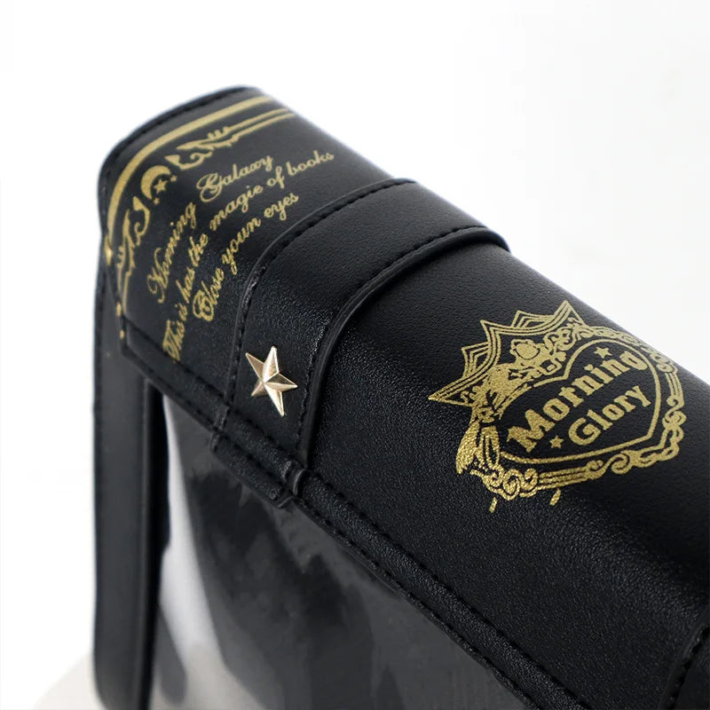Magic Circle Grimoire Book Ita Bag | Transparent Window Display Crossbody Bag