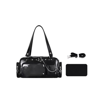 Star Chain Ita Bag — Boston Tote with Detachable Display Pouch for Anime Pins & Photocards