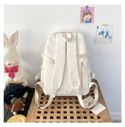 Large Kawaii Ita Bag Backpack — Dual Clear Window Display for Pins, Plushies & Anime Merch